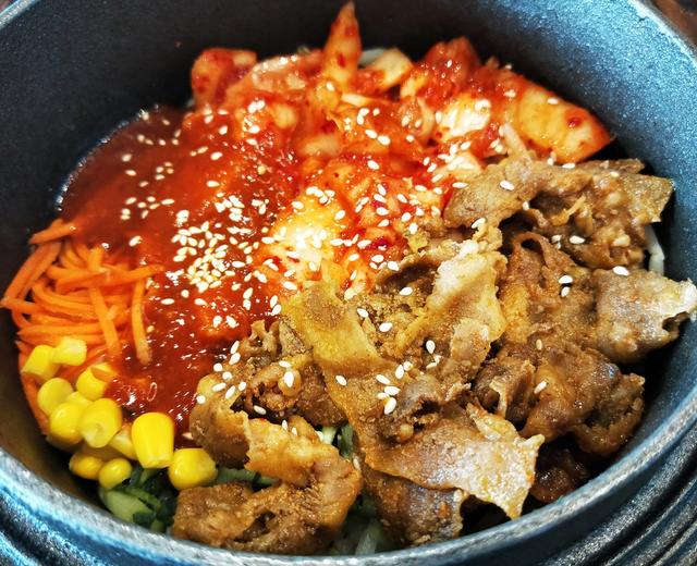 铁锅韩式拌饭