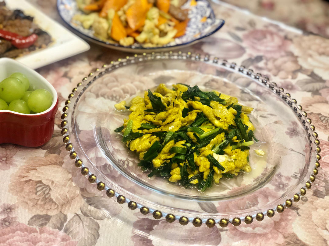 韭菜炒鸡蛋