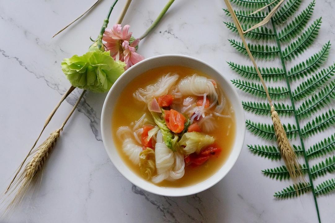 无油魔芋丝番茄汤