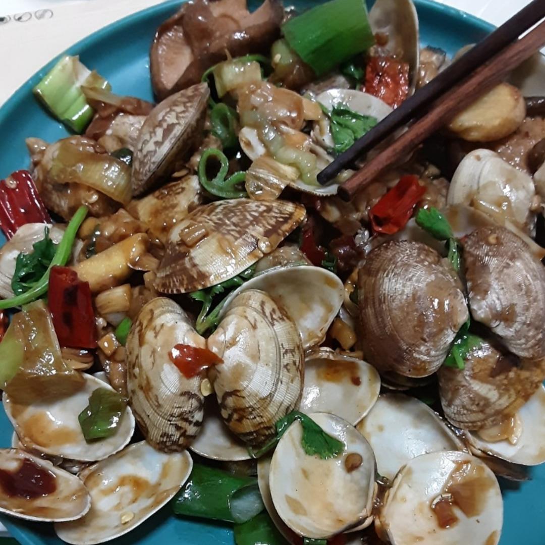 巨好吃❗爆炒花蛤，味道堪比大排档‼️