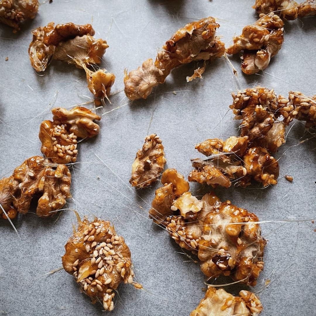 超简单懒人琥珀核桃（非油炸）