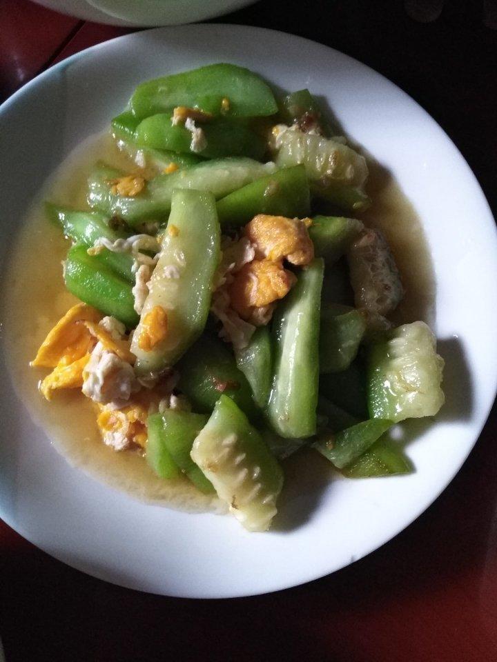 丝瓜炒蛋