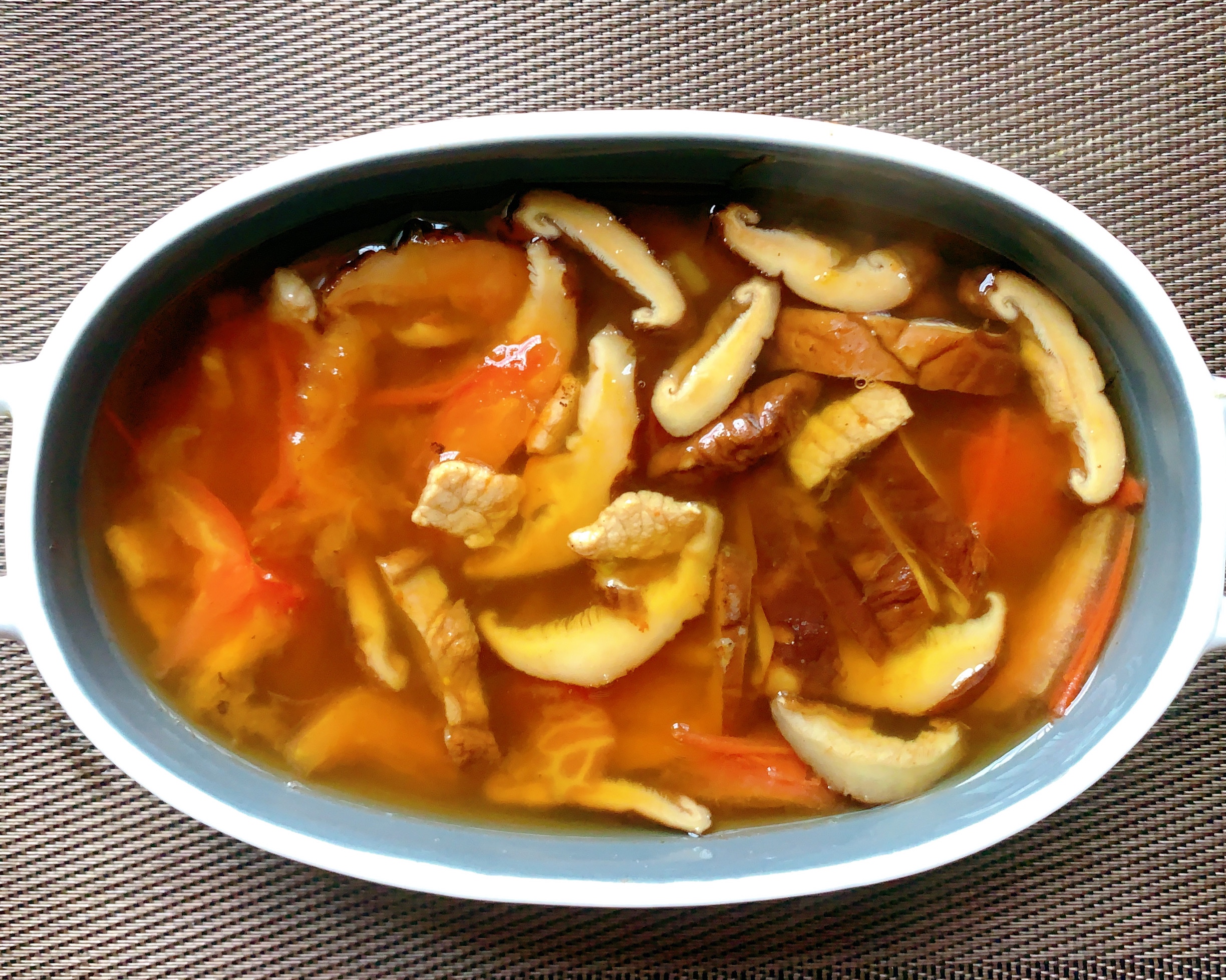 减脂高蛋白汤—蘑菇瘦肉汤的做法