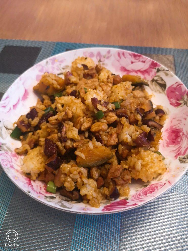 贝贝南瓜炒饭