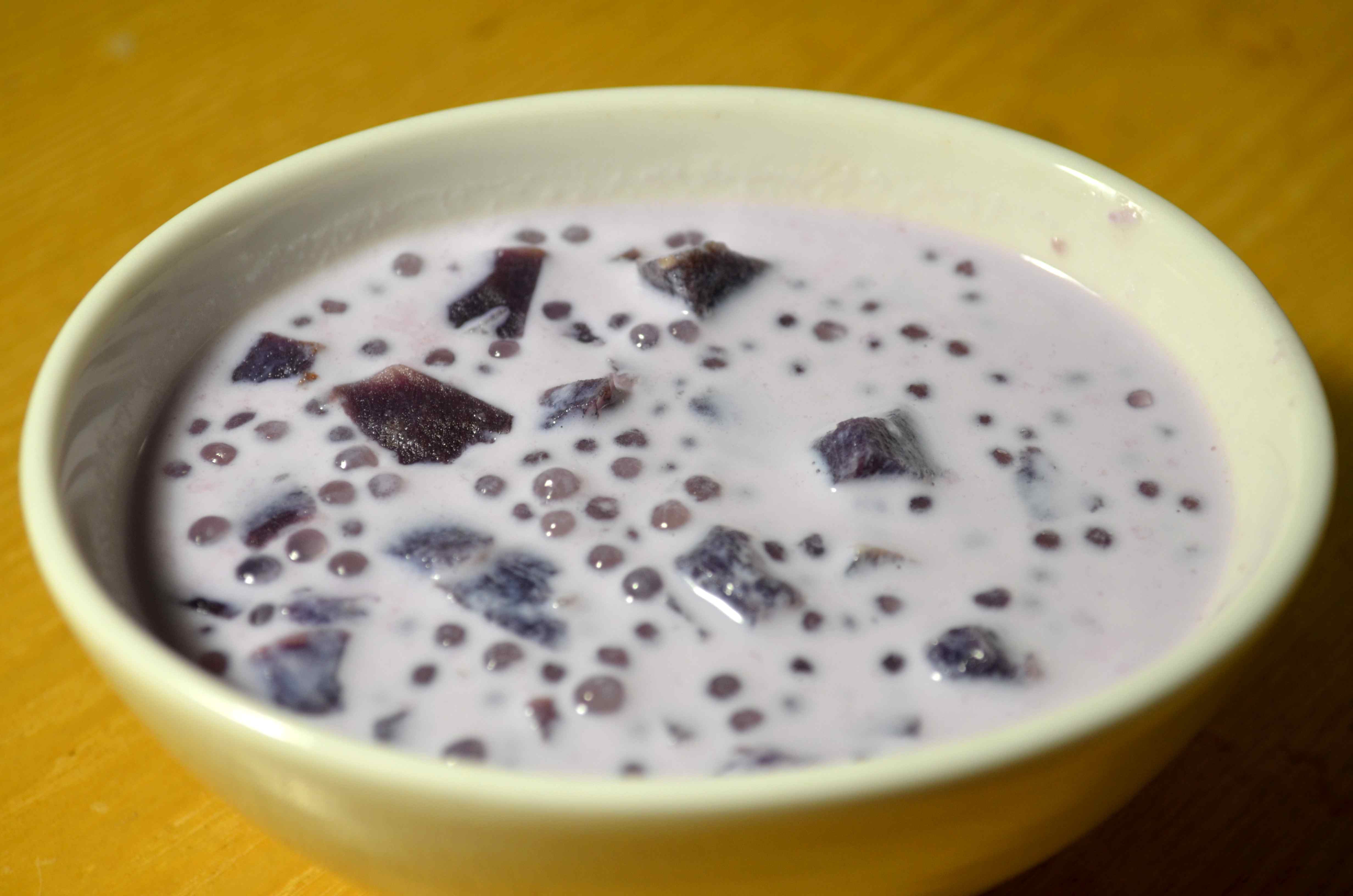 紫薯椰奶西米露