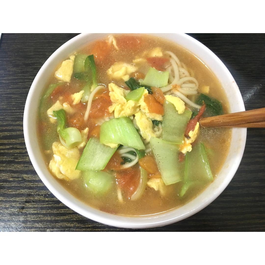 超级入味好吃的番茄鸡蛋面