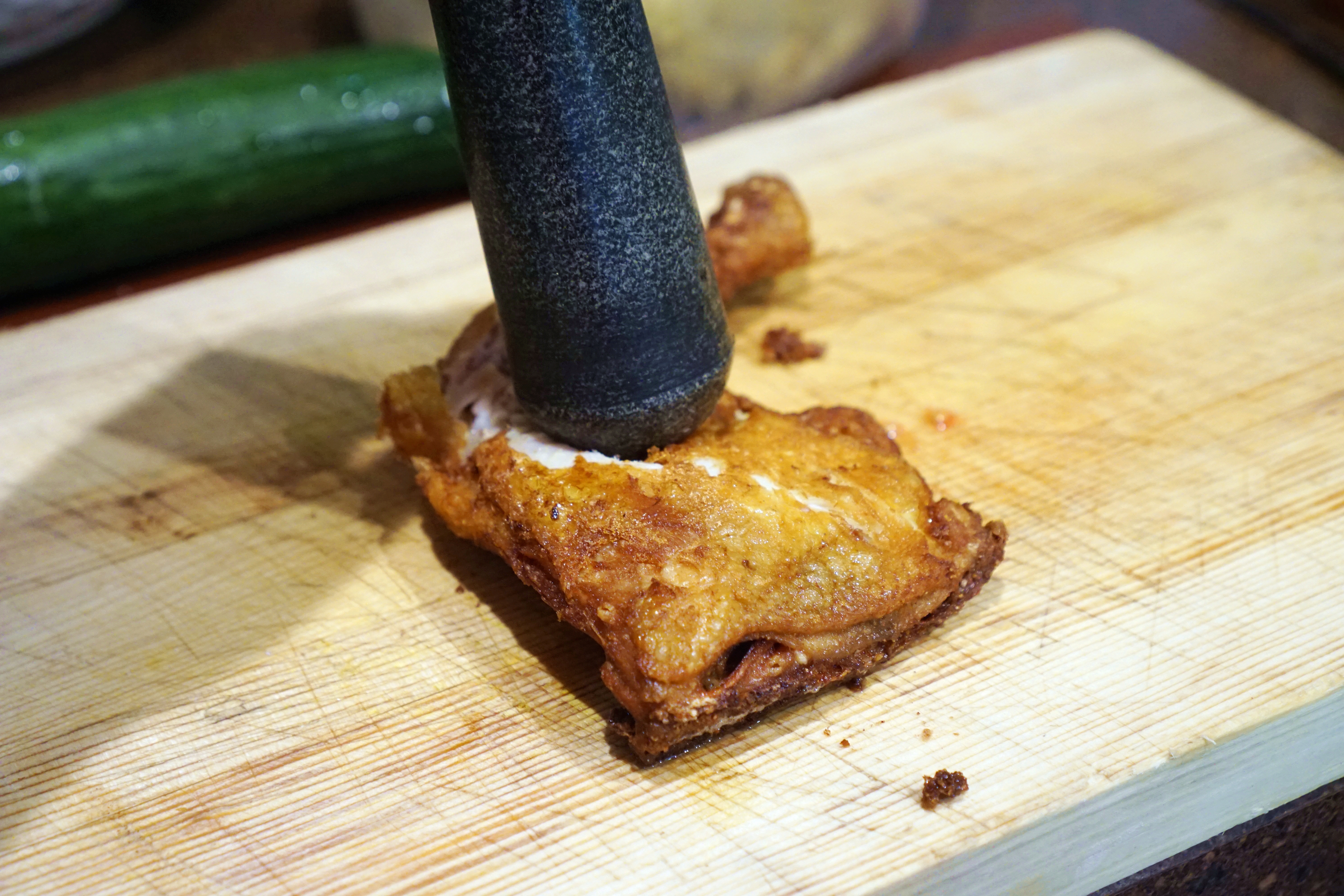 【印尼碎碎鸡】Ayam Penyet的做法 步骤15