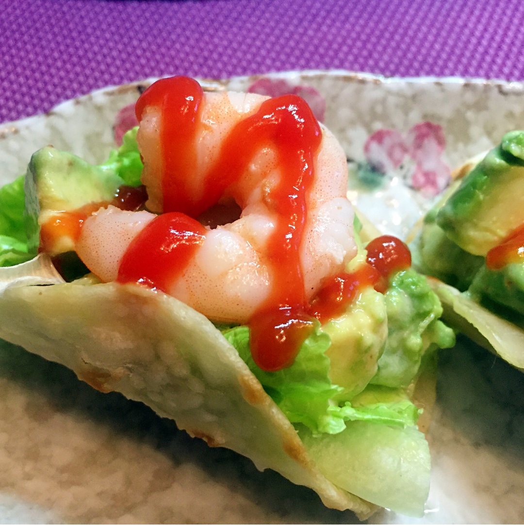 墨西哥虾卷（饺子皮版）