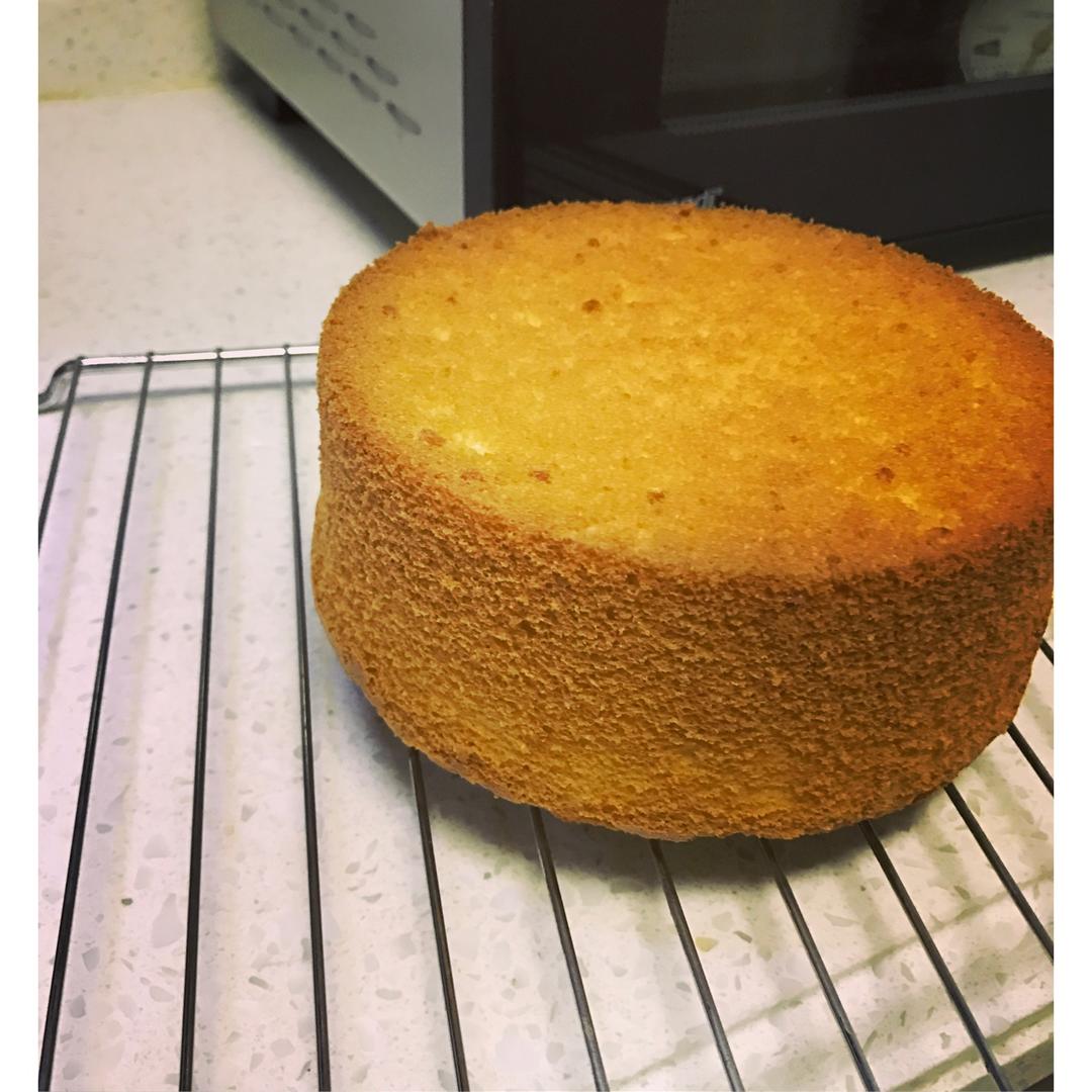 6寸原味戚风蛋糕