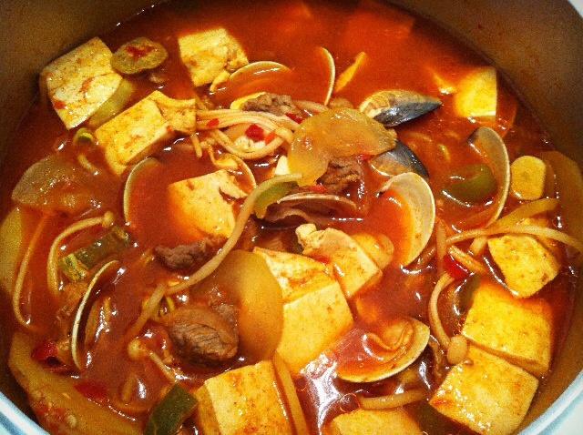 楼兰骨粒做的大酱汤