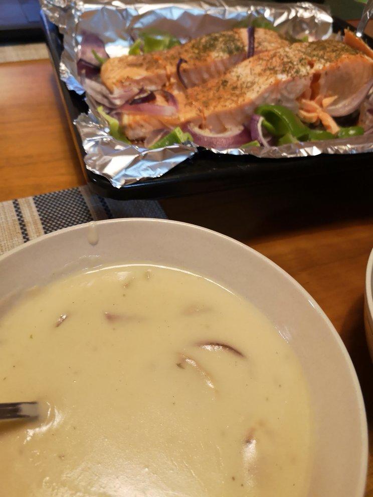 奶油鸡茸蘑菇汤（必胜客同款）