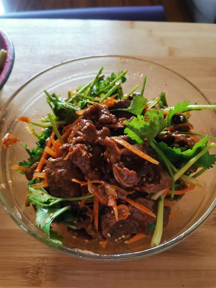 这个太绝了｜香菜拌牛肉‼️巨好吃