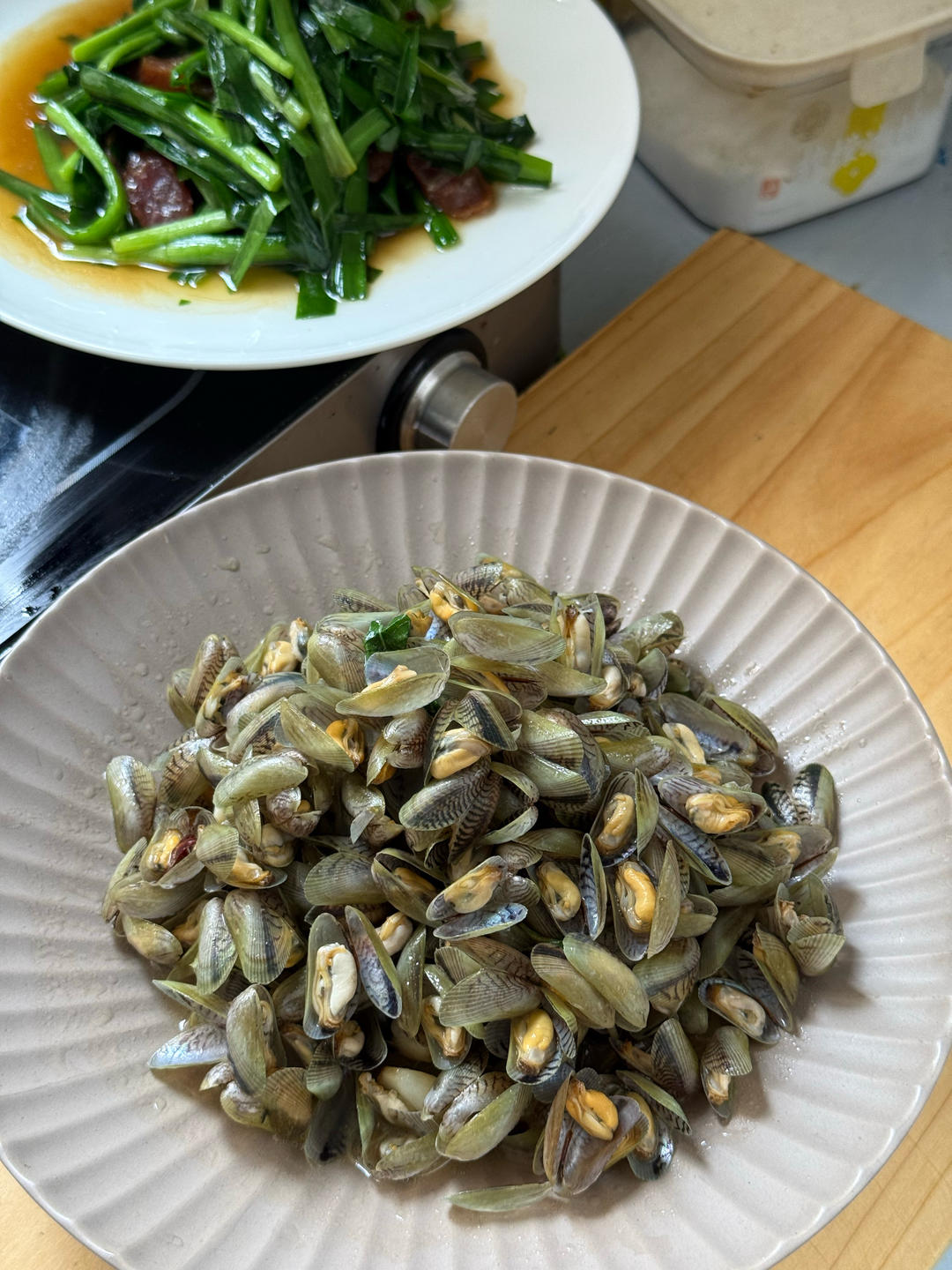 潮汕炒薄壳（潮汕人的最爱）