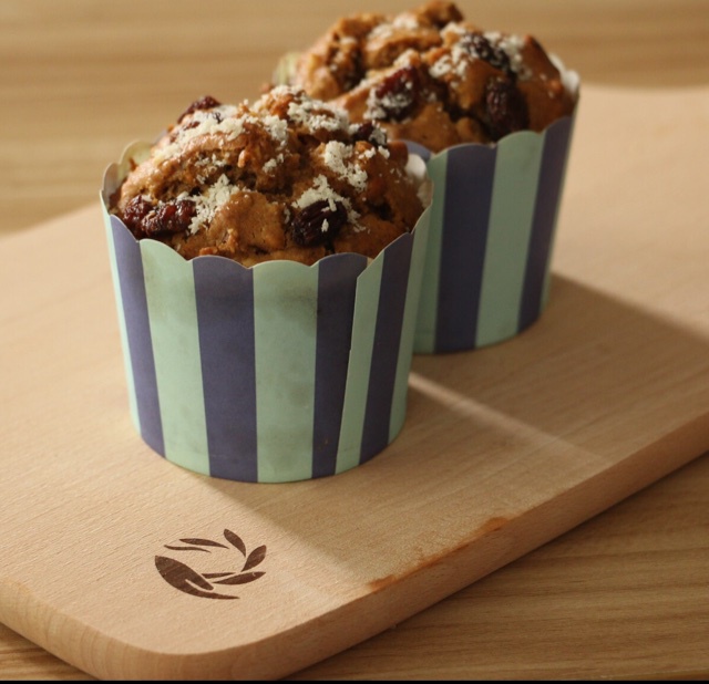 马芬 红糖核桃葡萄干玛芬 二帕自己煮餸做的红糖核桃葡萄干玛芬