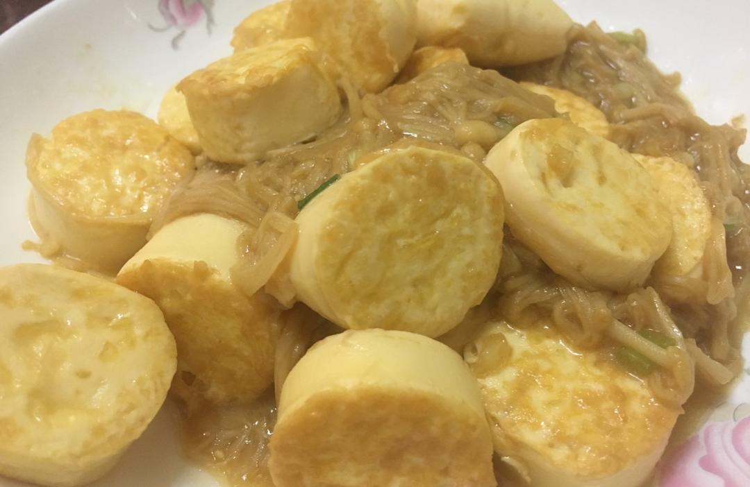 超级下饭菜--金针菇日本豆腐
