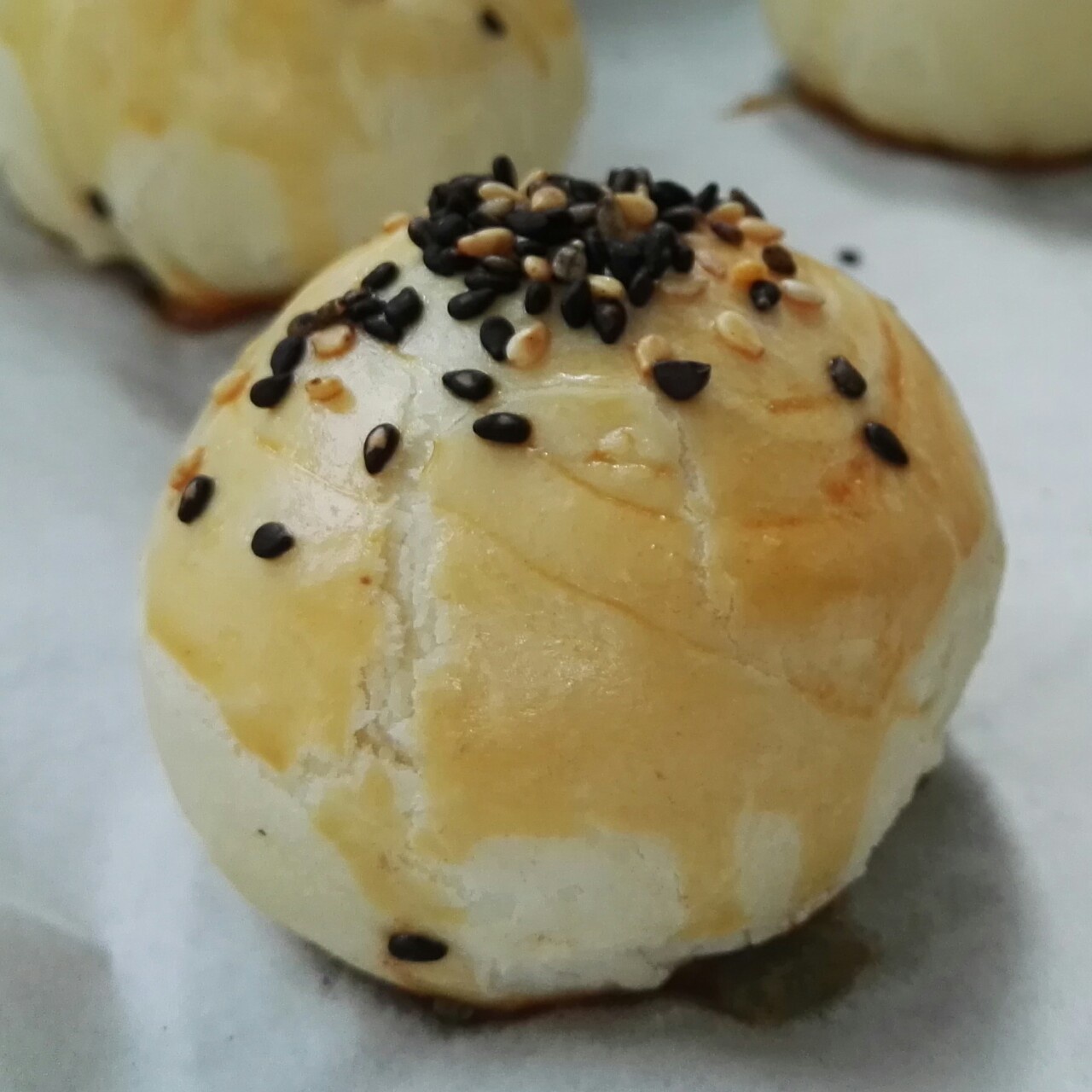 红豆酥饼（附油酥不测漏的办法）