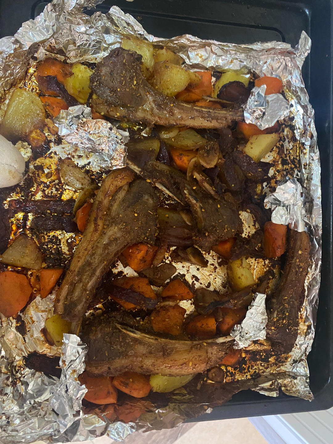 超好吃的烤羊排烤箱版