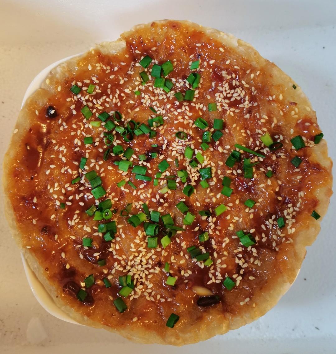 家庭版酱香饼，无需揉面，快手又好吃