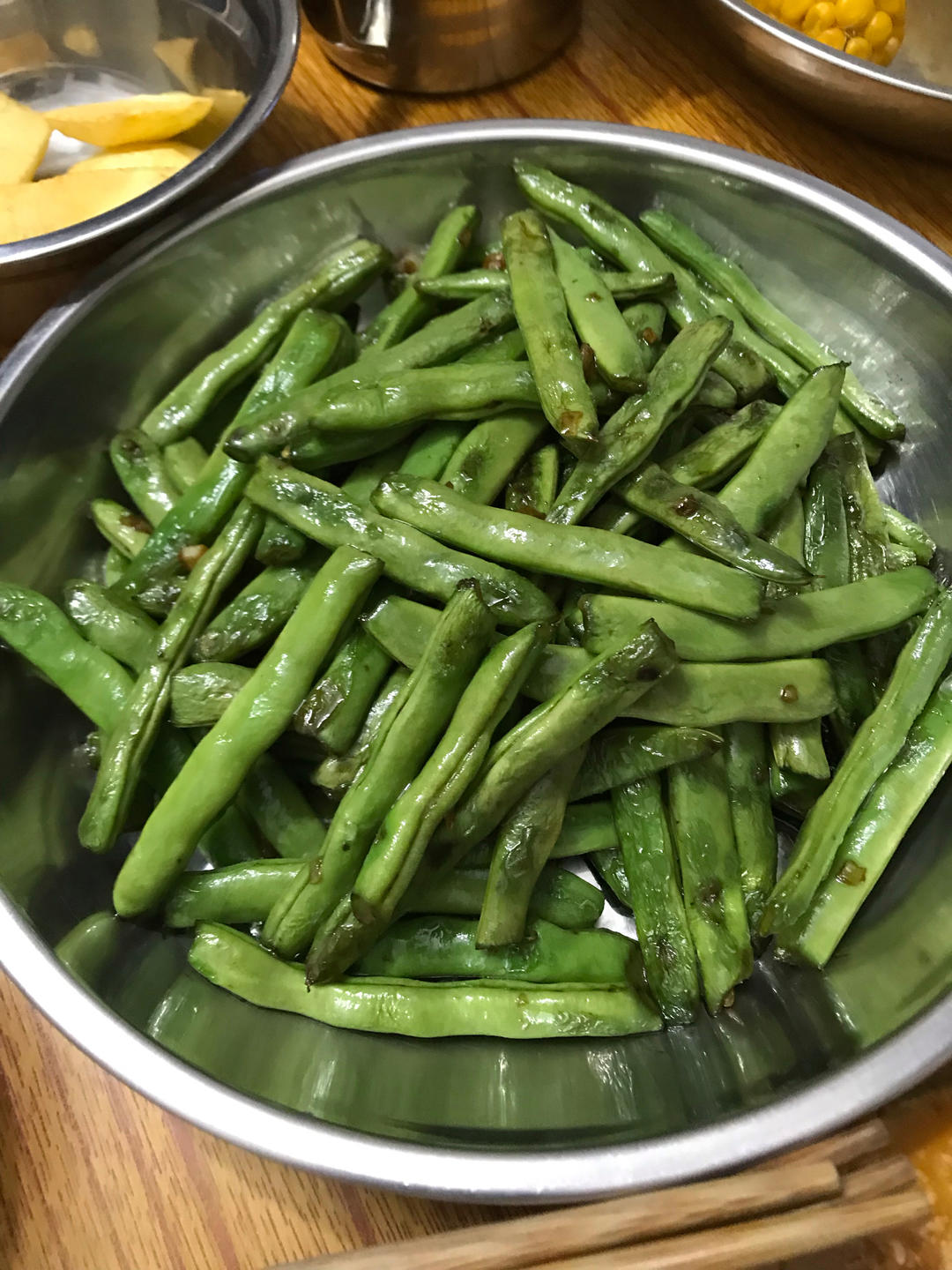 家常炒豆角