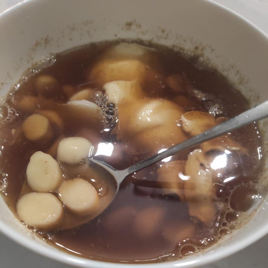 醪糟鸡蛋红糖小汤圆