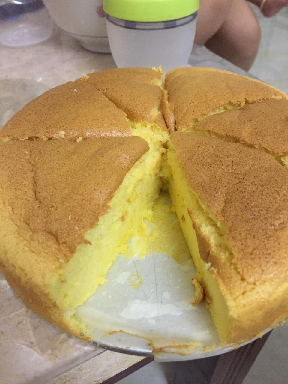 超好记八寸戚风蛋糕（后蛋法）