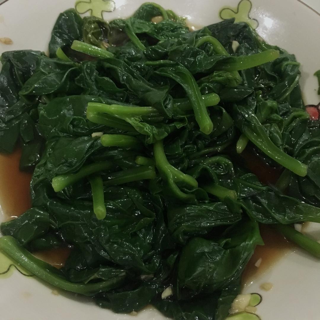 凉拌木耳菜（史上最简单的方子）