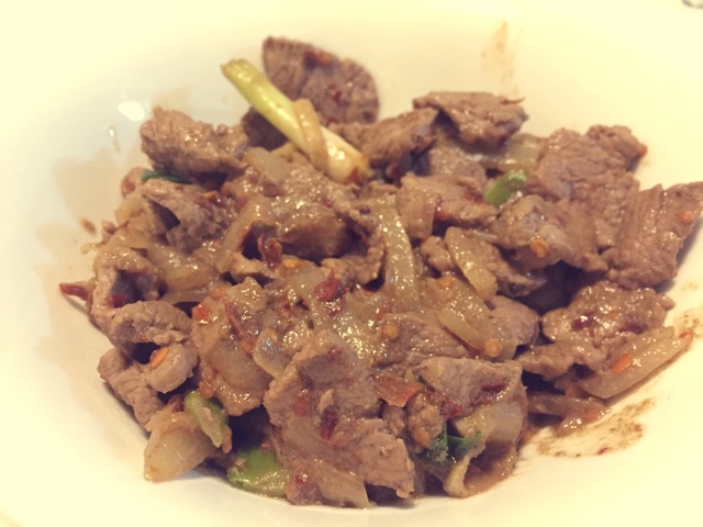 【孜然羊肉】深秋必吃的家常肉菜，夹馍更好吃~