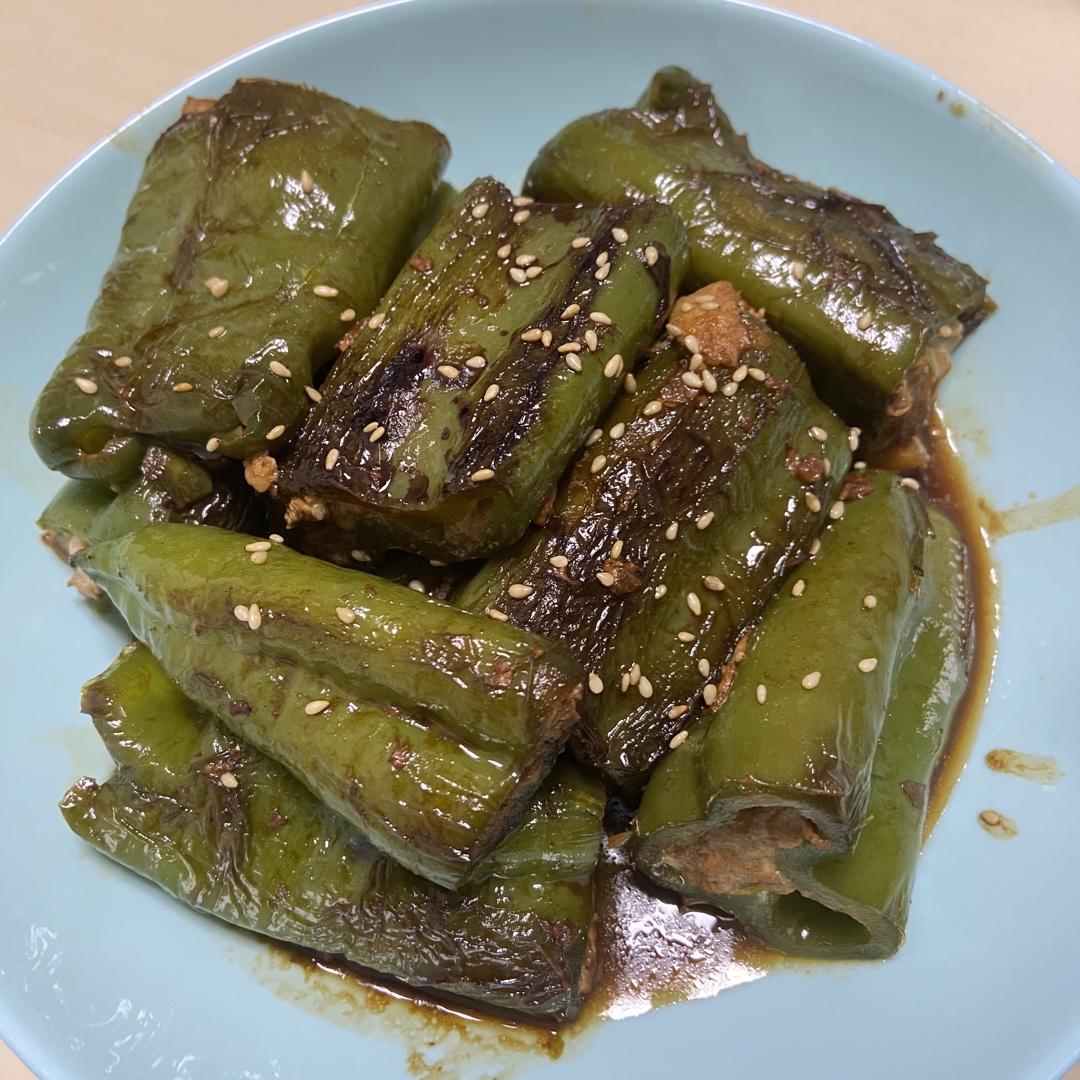 下饭菜肴--青椒酿肉