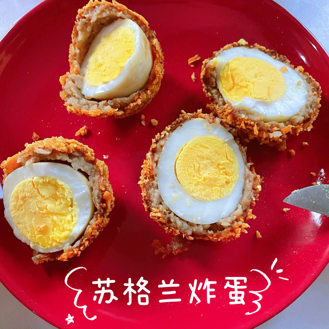 苏格兰炸蛋🏴󠁧󠁢󠁳󠁣󠁴󠁿「鸡蛋与肉的完美组合」简单料理也能有高大上美食