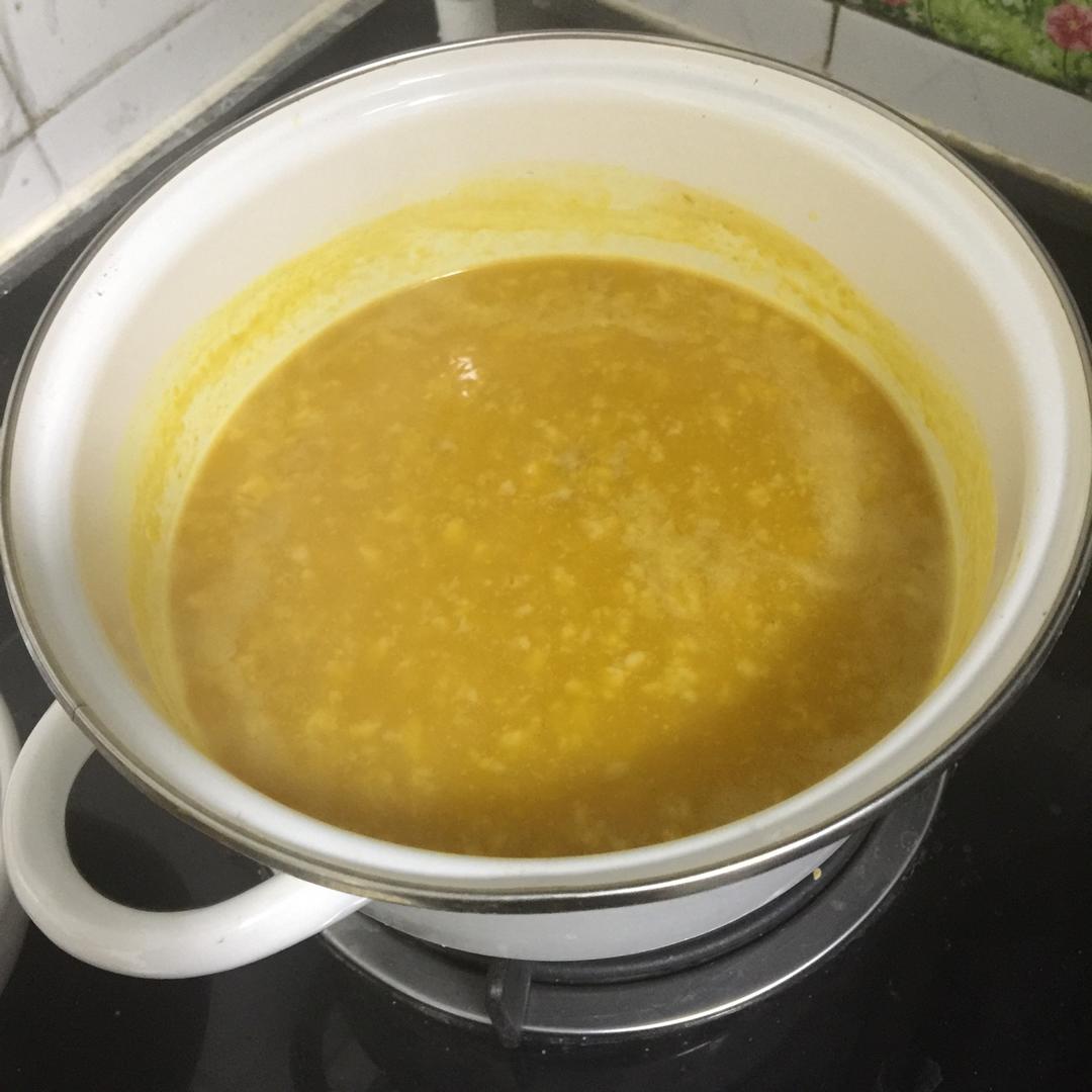 南瓜山药薏仁羹