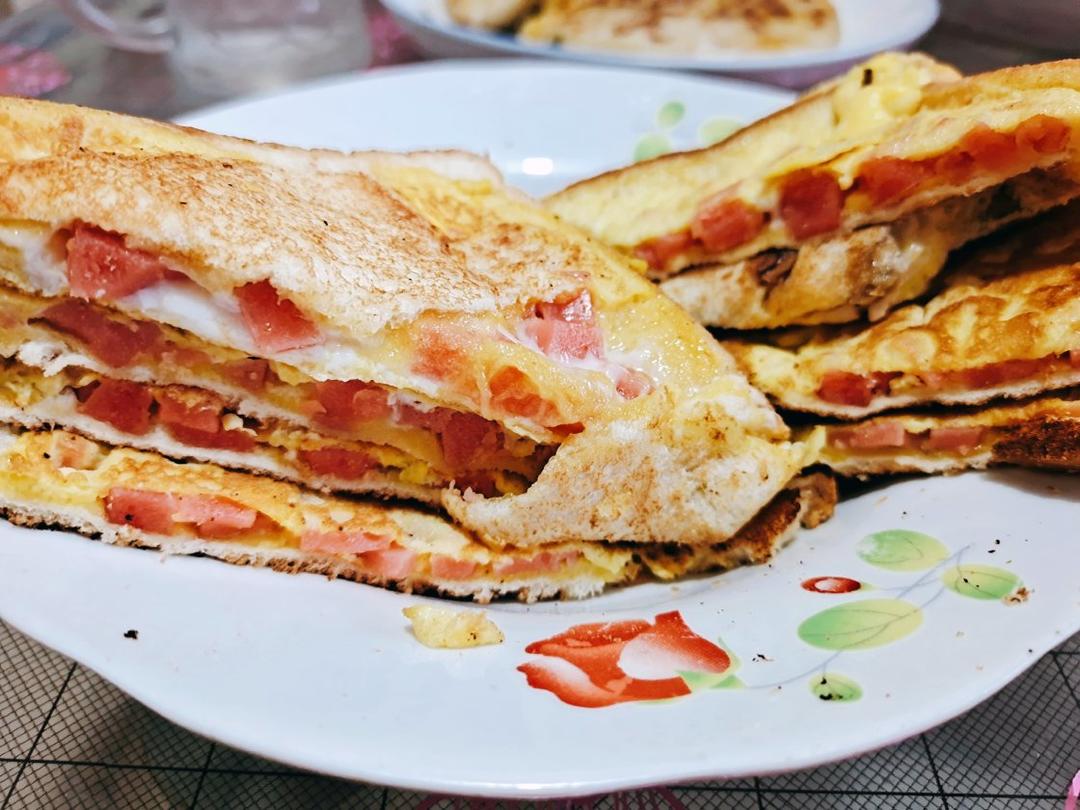 吐司三明治小披萨