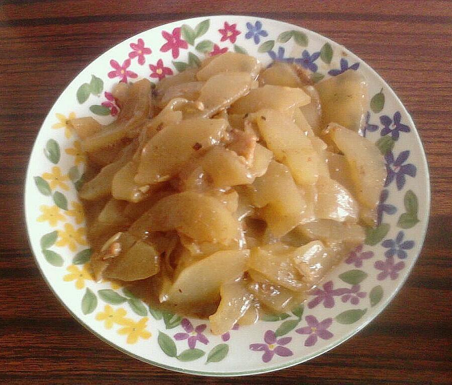 炒老黄瓜的做法