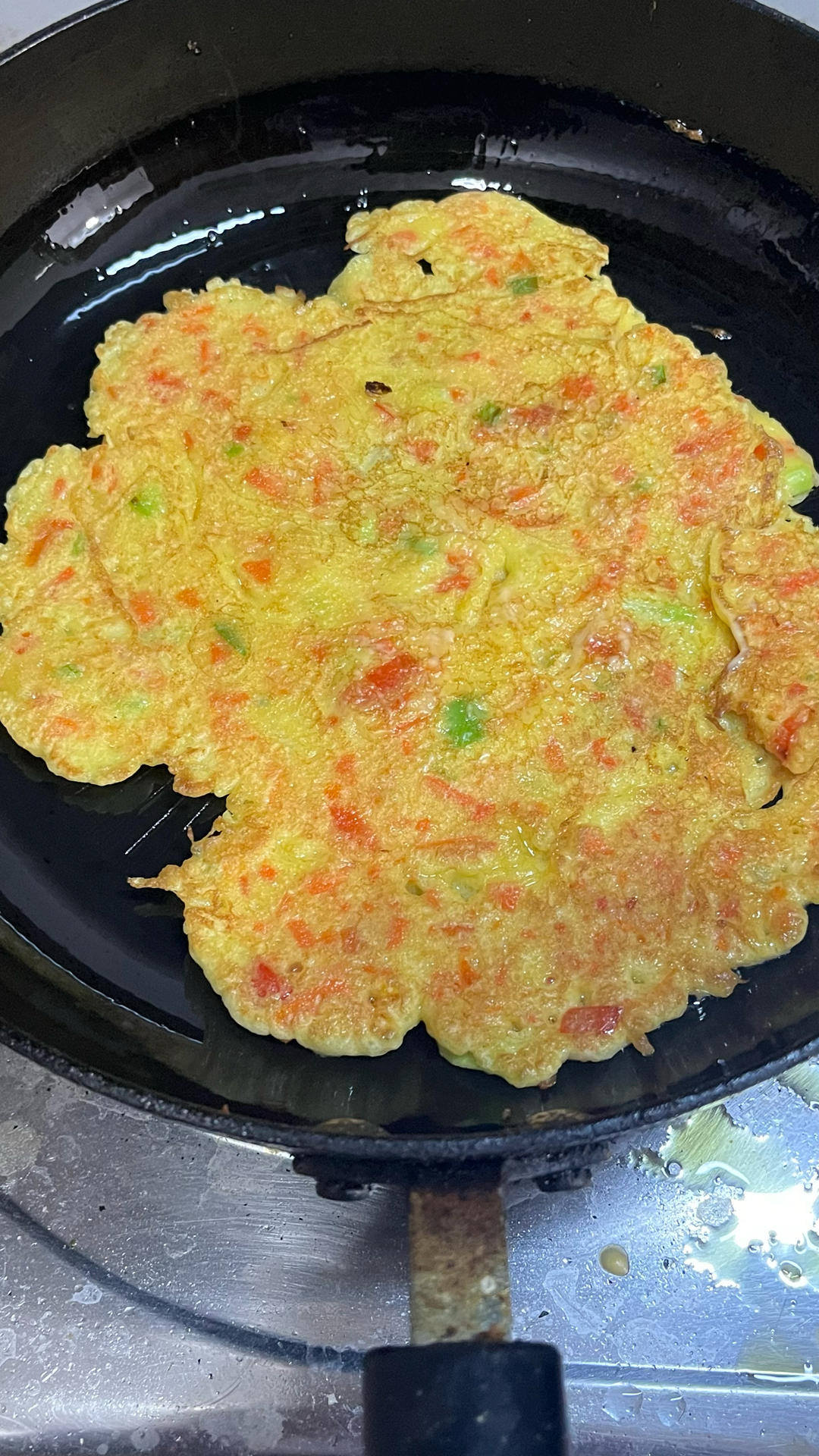 胡萝卜鸡蛋煎饼