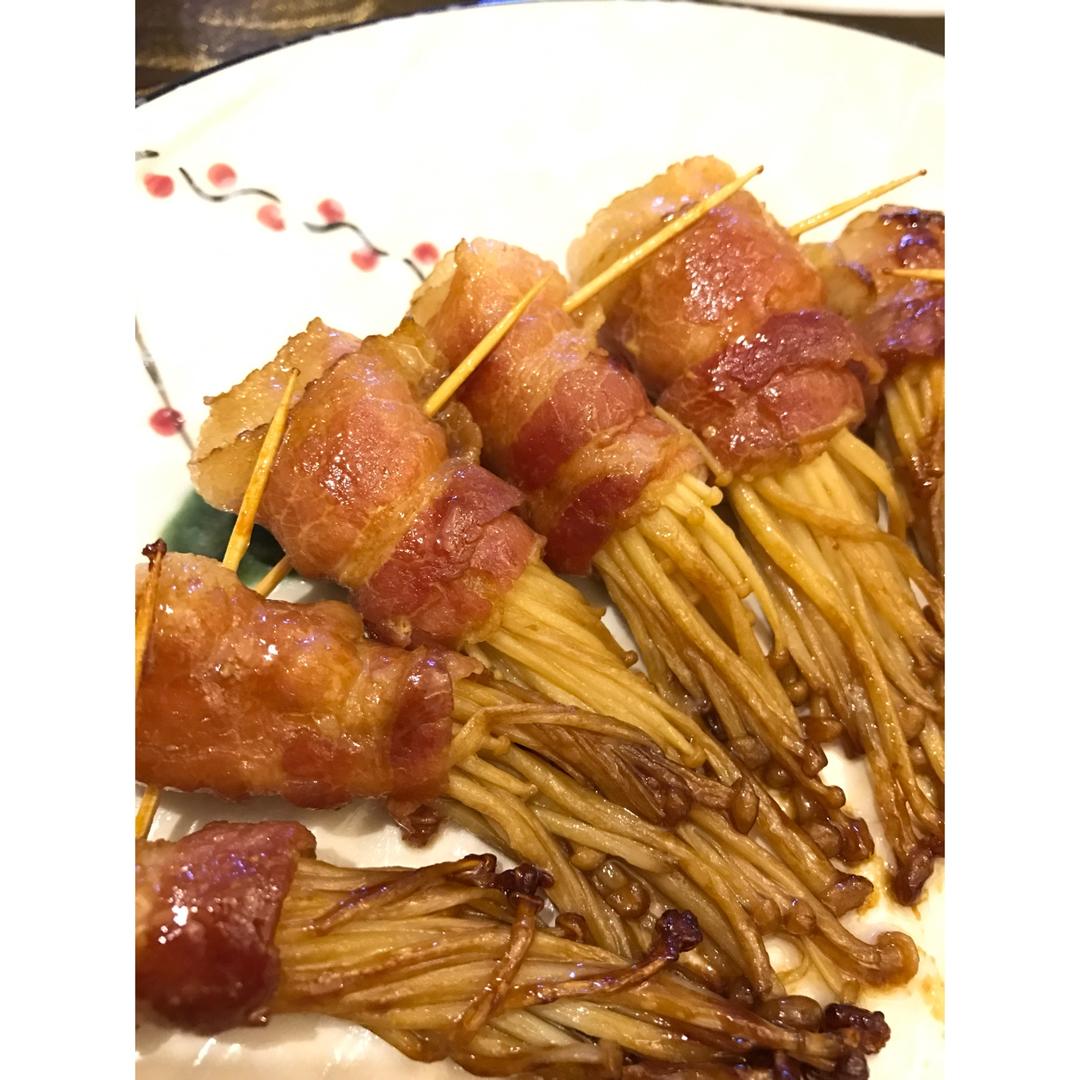 【金针菇培根卷】