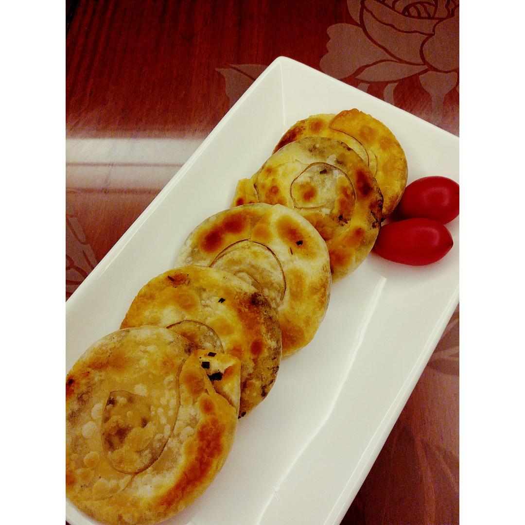 饺子皮葱油饼