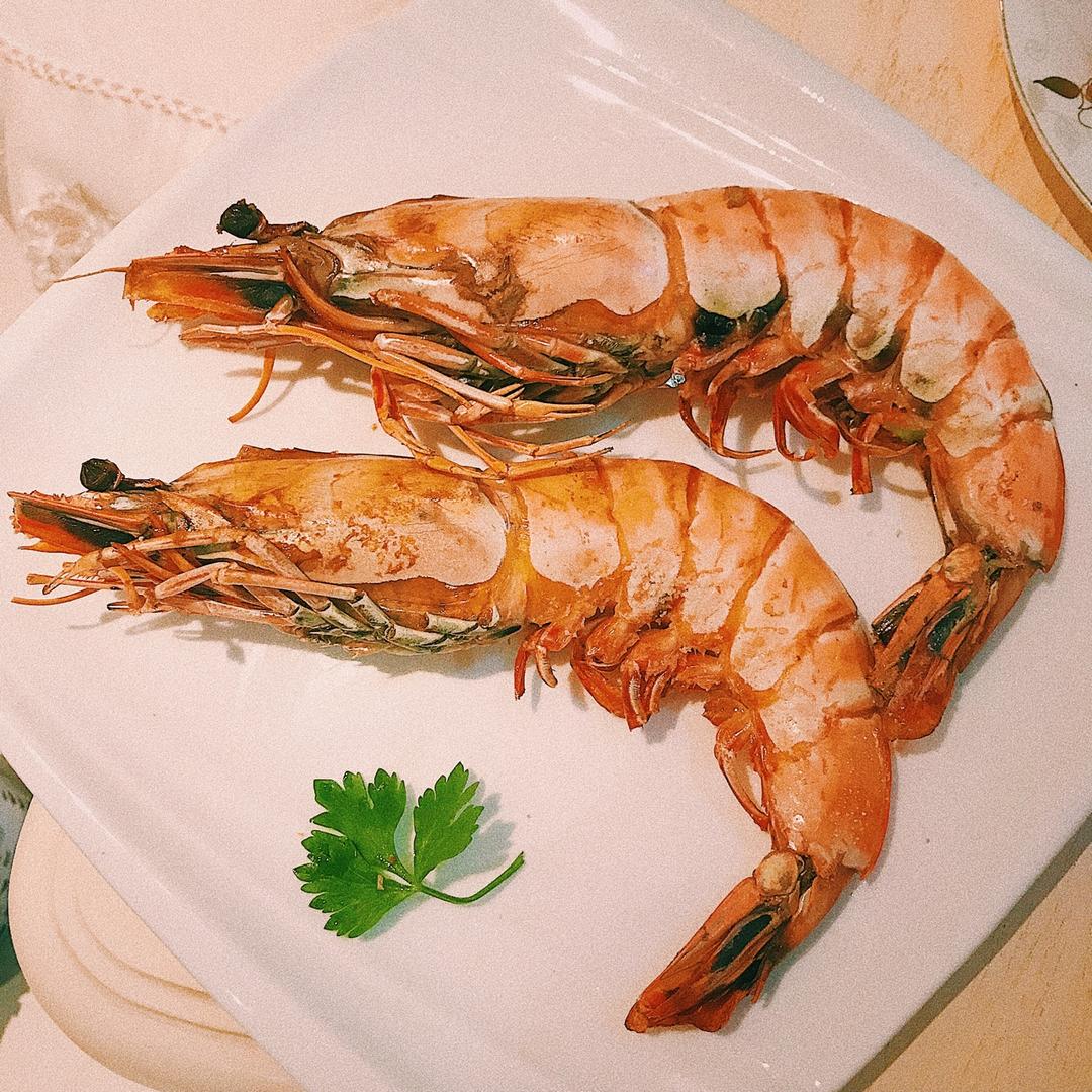 盐烤虾