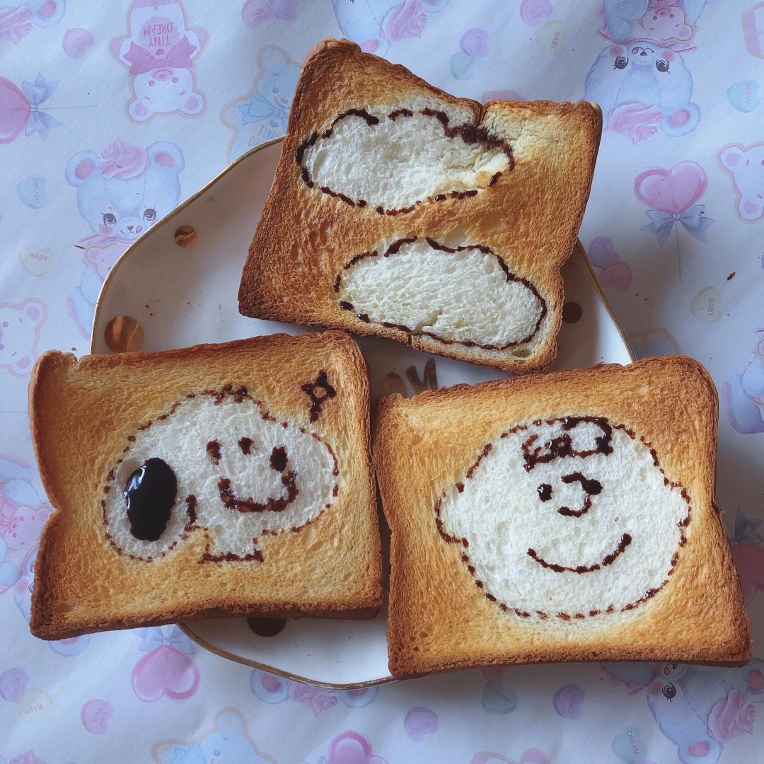 可爱到犯规的手绘烤吐司🍞巨简单❗️孩子最爱❗️