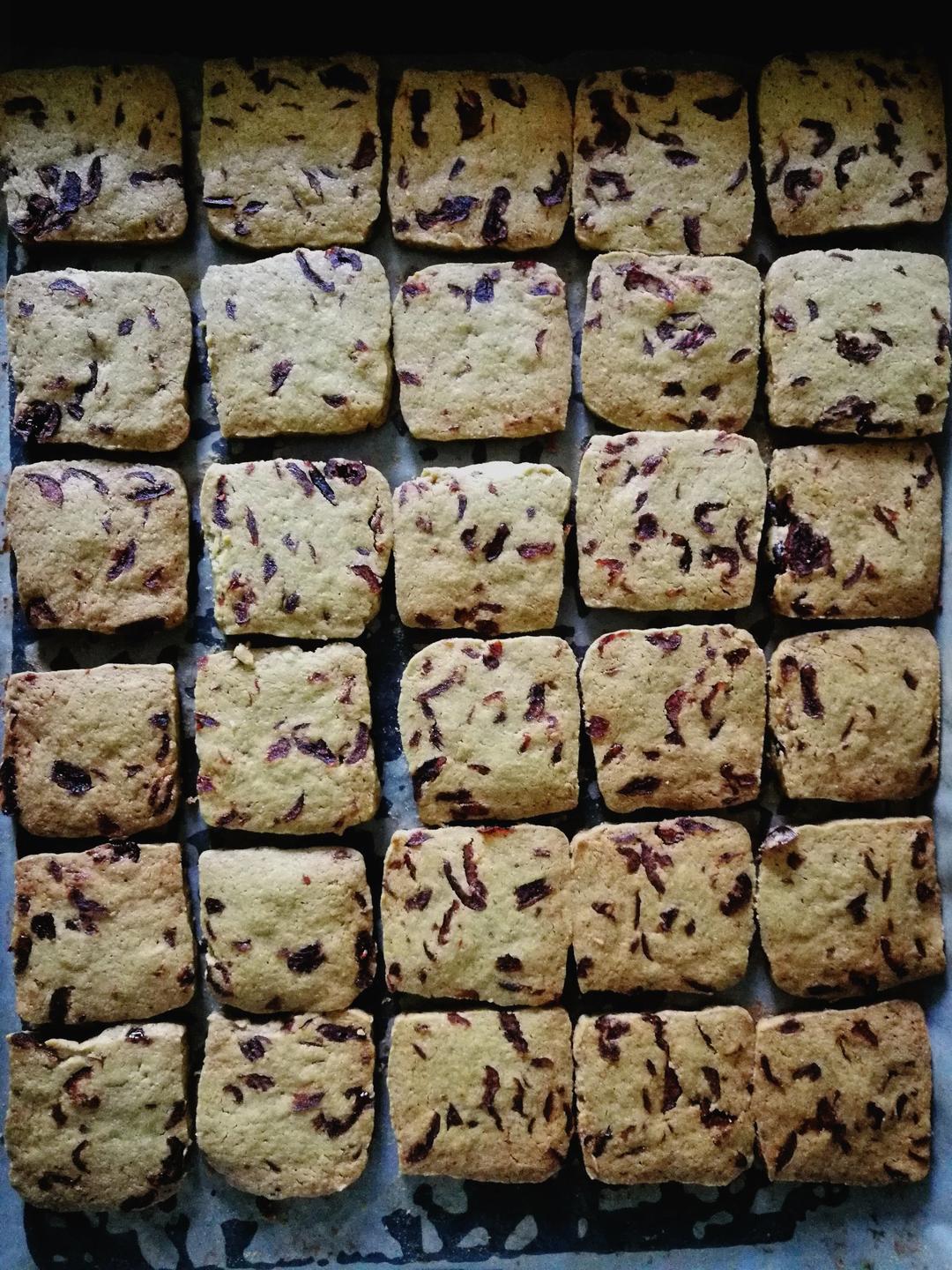 抹茶蔓越莓饼干
