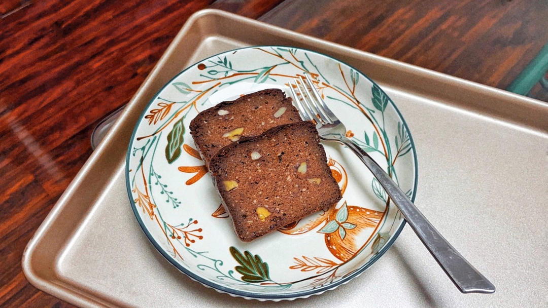 超清爽的豆腐葡萄干花生仁核桃（无油低脂）Brownie饼干布朗尼蛋糕～消耗巧克力之作！