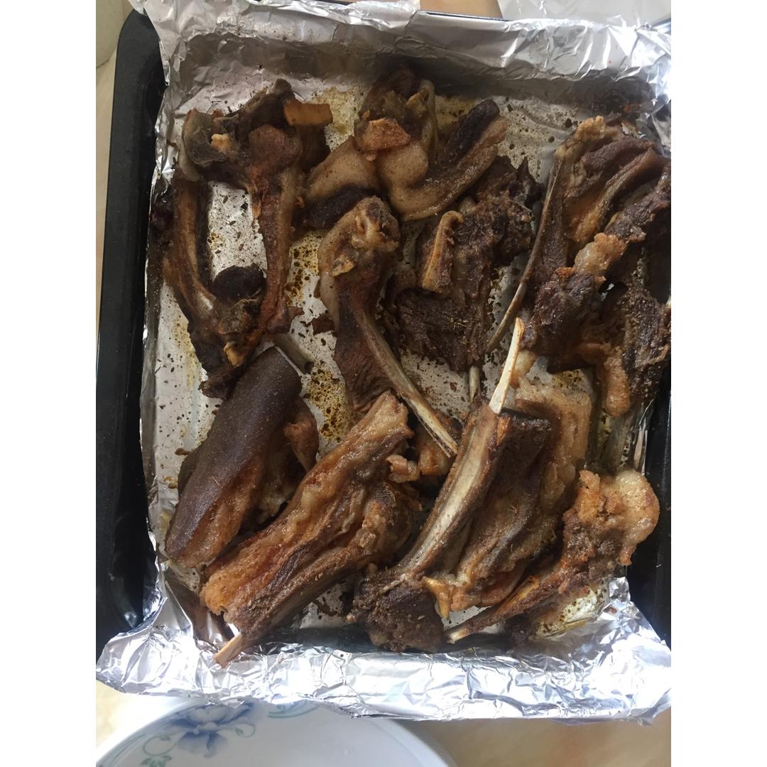 孜然烤羊排
