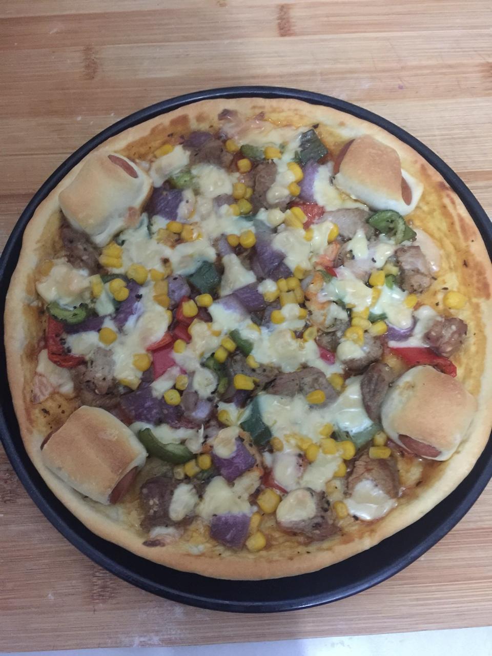 8寸纯手工什锦披萨