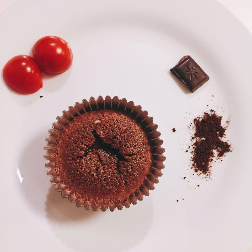给妹子群的巧克力熔岩蛋糕