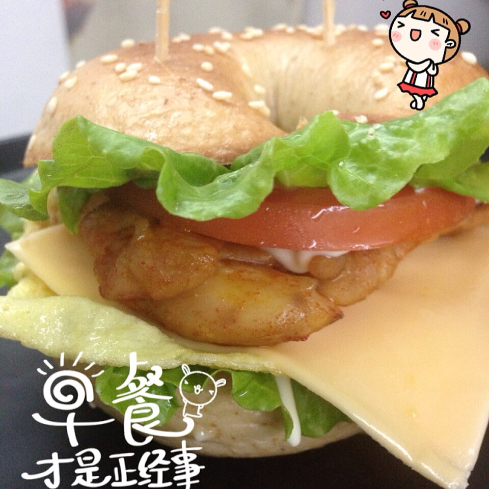 黑麦贝果