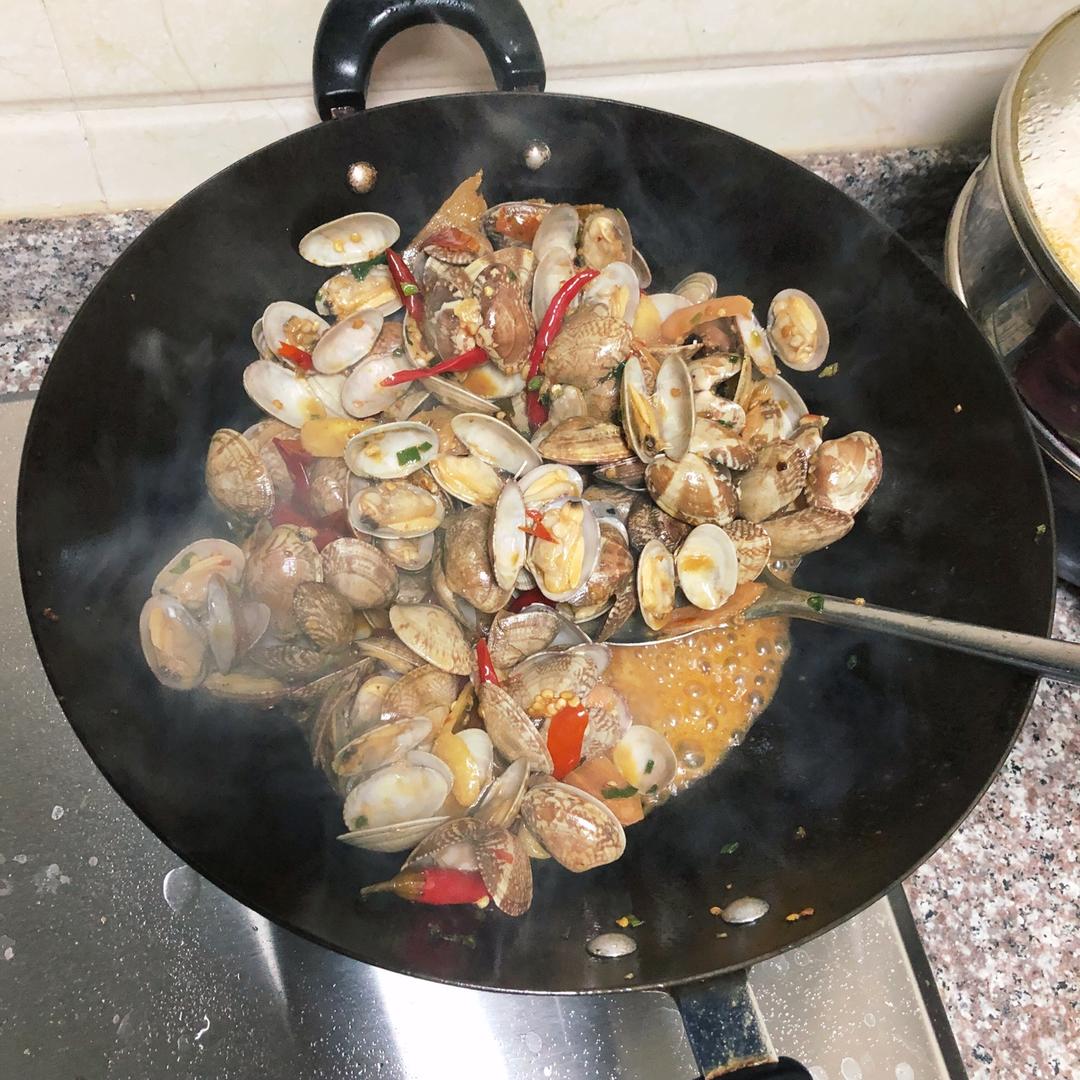 爆炒花蛤