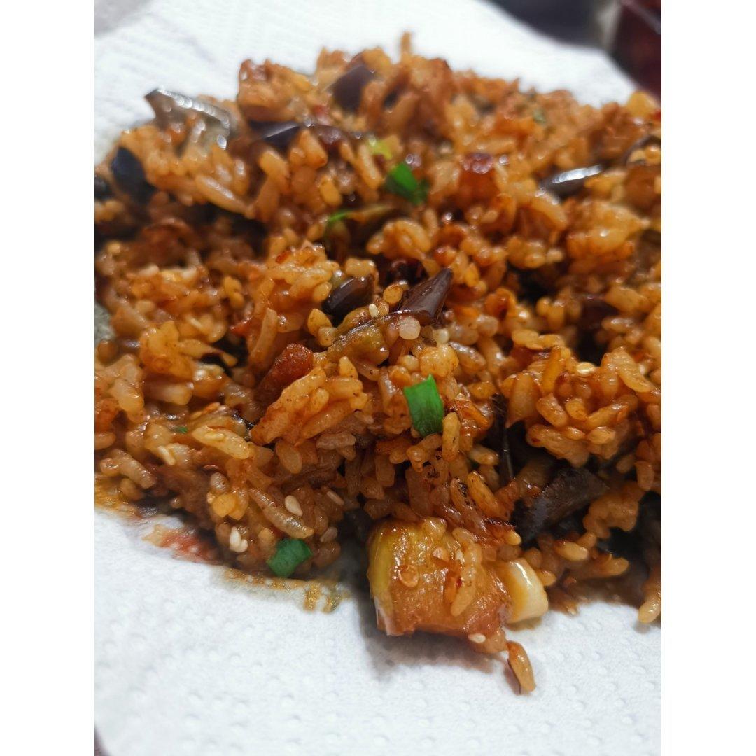 特别好吃的茄子炒饭