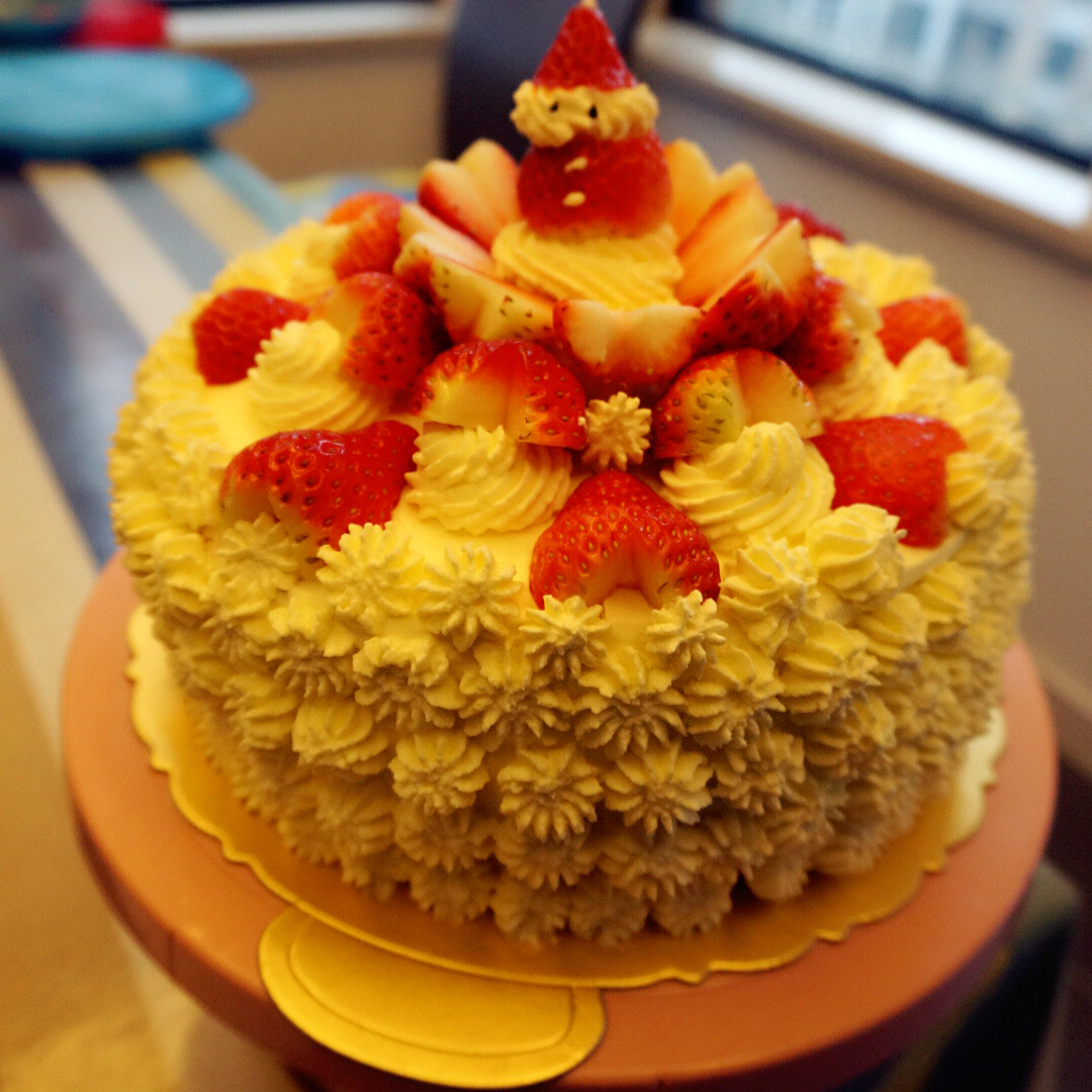 《Tinrry+》草莓奶油蛋糕（8寸配方）