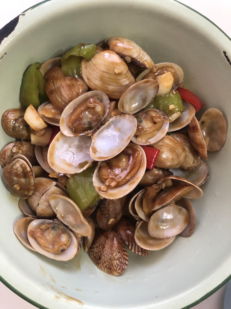 5分钟快手菜❗️秒杀路边摊爆炒花甲～好吃到爆