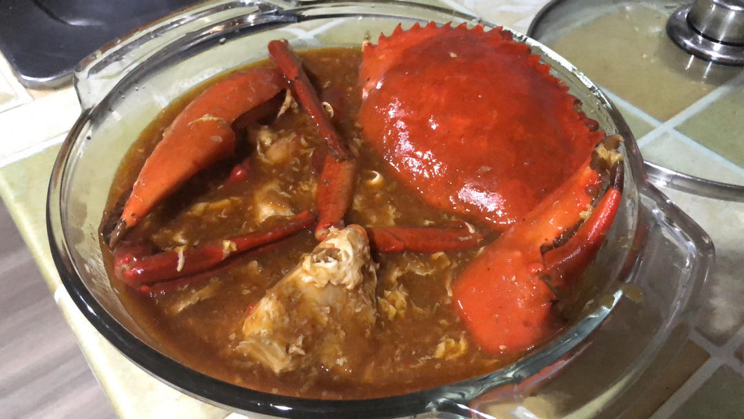 新加坡辣椒螃蟹～舌尖在飞舞