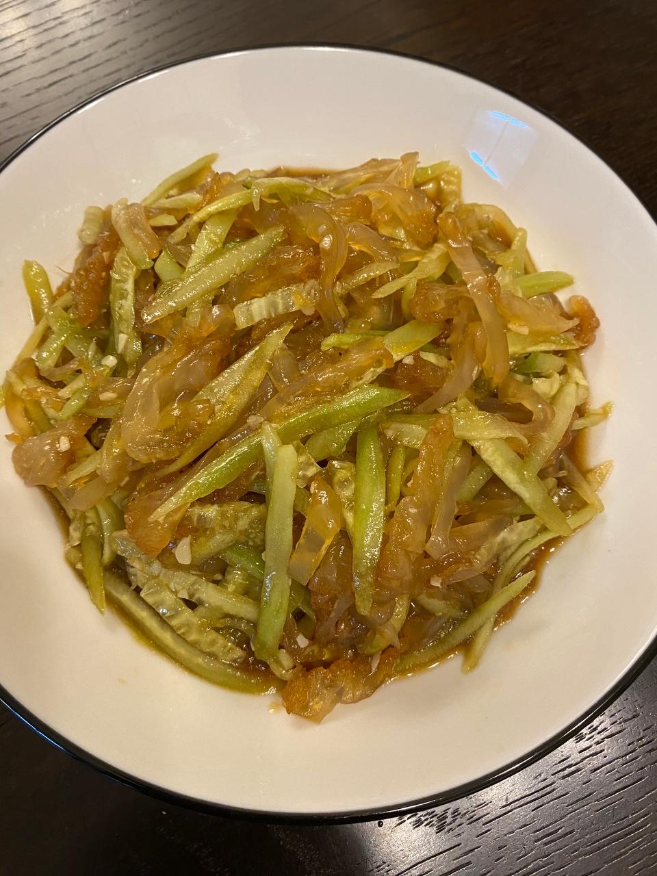 凉拌海蜇头的做法