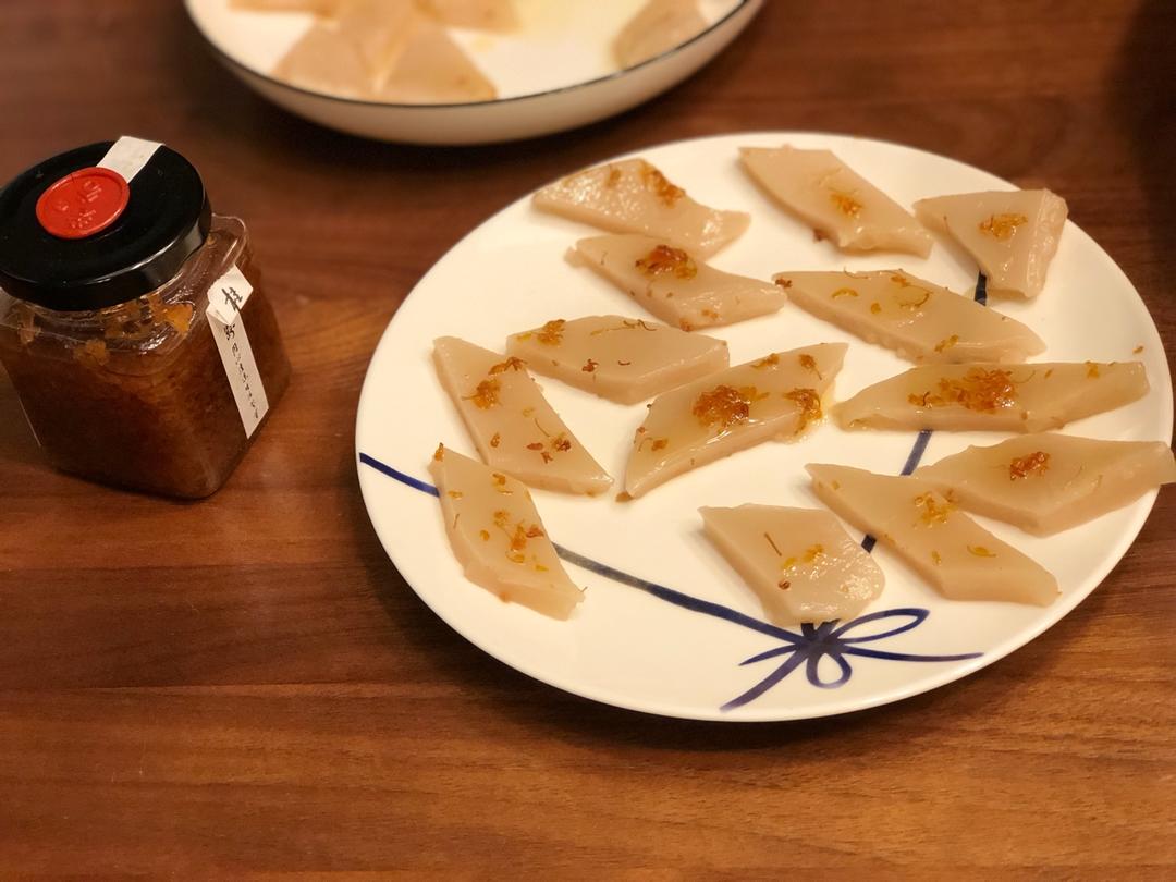 藕粉桂花糕